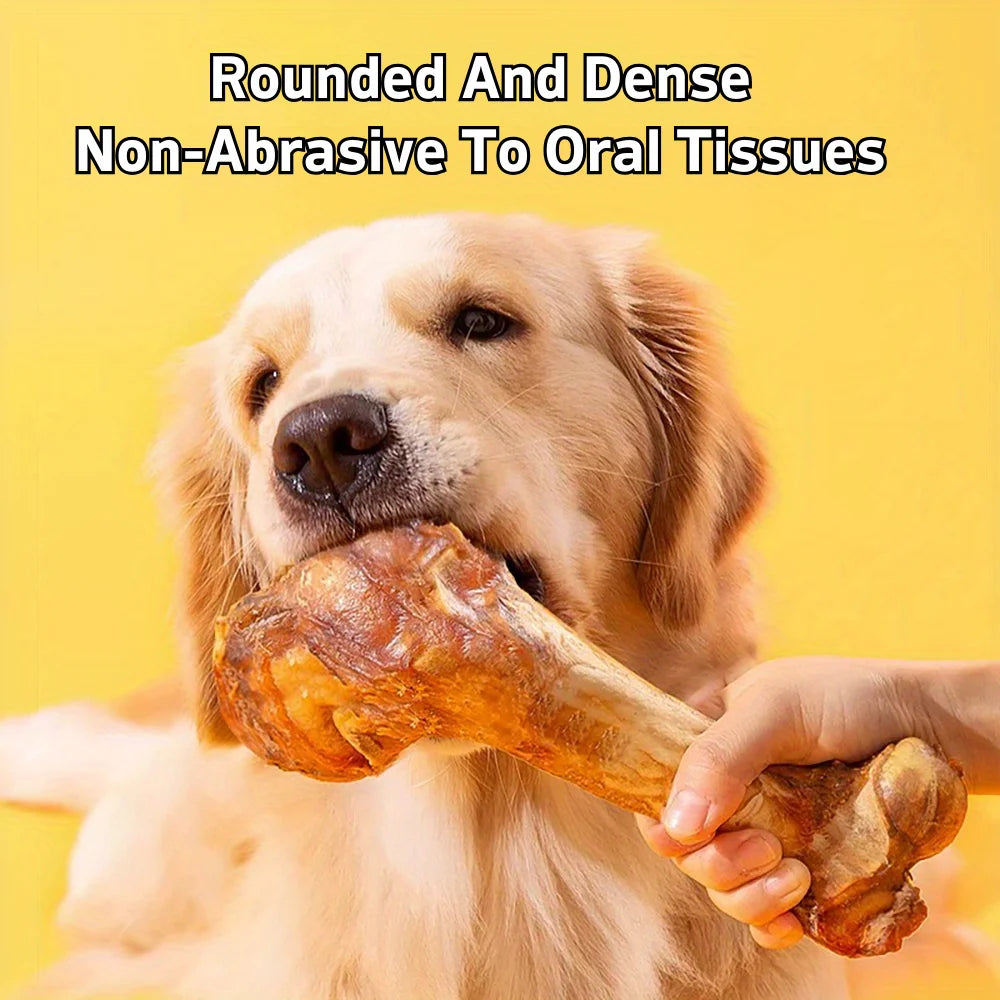 240g/8.46oz (2 Count x120g/4.23oz)6 Inch Beef Dog Bone for Aggressive Chewers, Large and Medium Breed Dog Treat, Natural